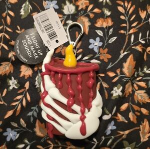 Bath & Body Works Light Up Skeleton Hand Candle Pocketbac Hand Sanitizer Holder